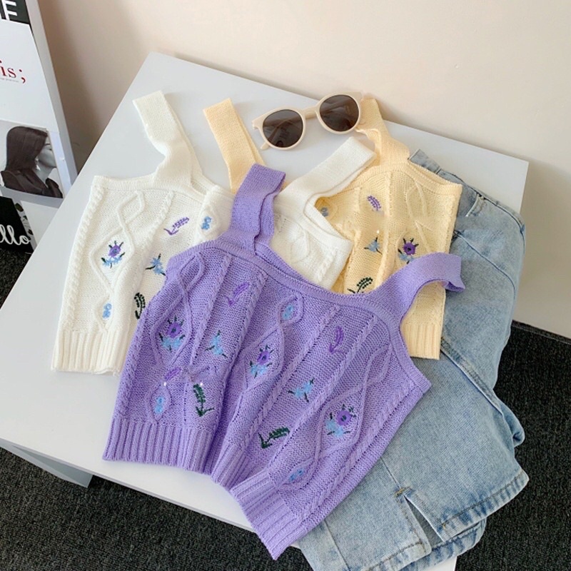 ÁO 2 DÂY BẢN TO FORM CROPTOP