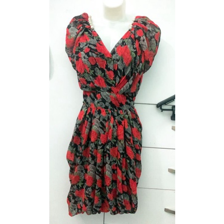 Thanh lý voan hoa tiệc sang lắm giá rẻ size M