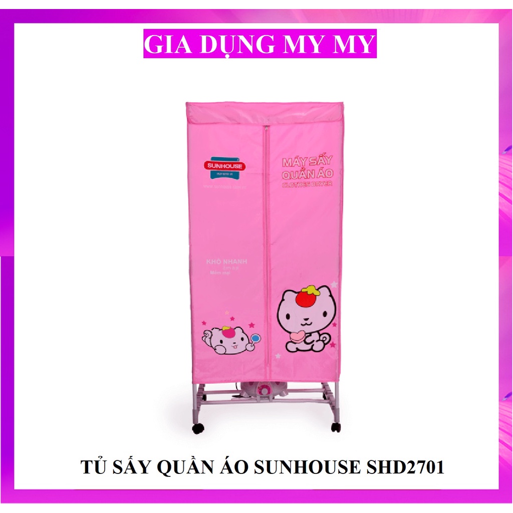 MÁY SẤY QUẦN ÁO SUNHOUSE SHD2701