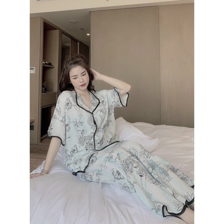 MẪU TAY LỠ CÁNH DƠI GỢN SÓNG QUẦN DÀI CHẤT LỤA MANGO [FREESHIP]