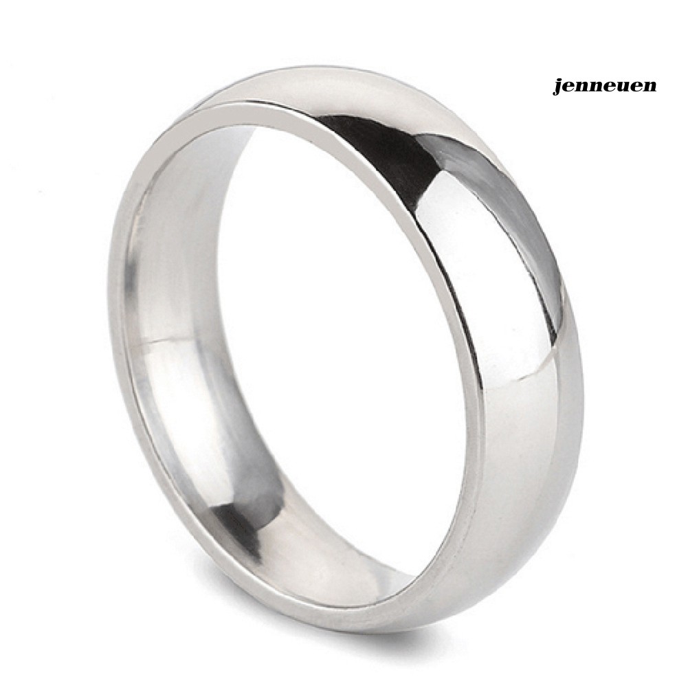 Nhẫn Thép Titan Thiết Kế Đơn Giản Cho Cặp Đôi