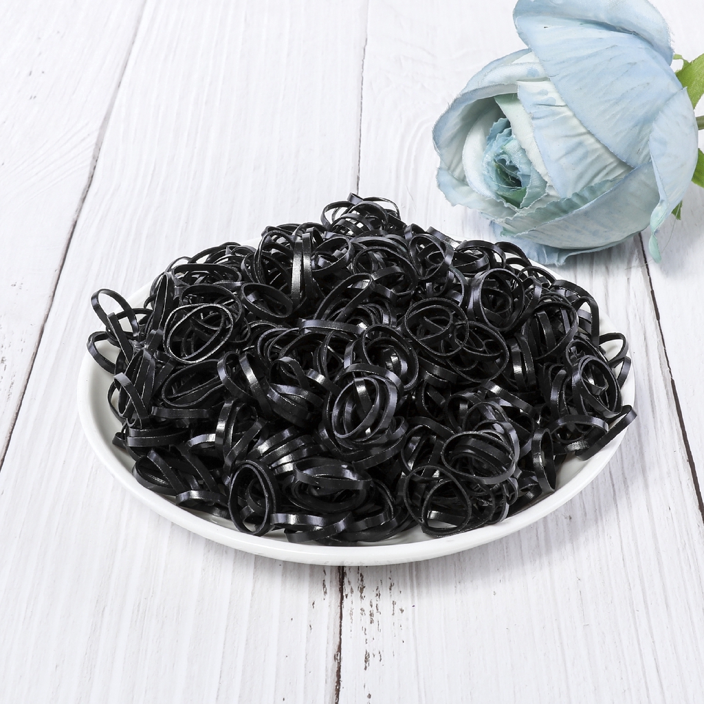 Bộ 1000 dây buộc tóc mini Haimeikang co giãn dễ thương dành cho nữ