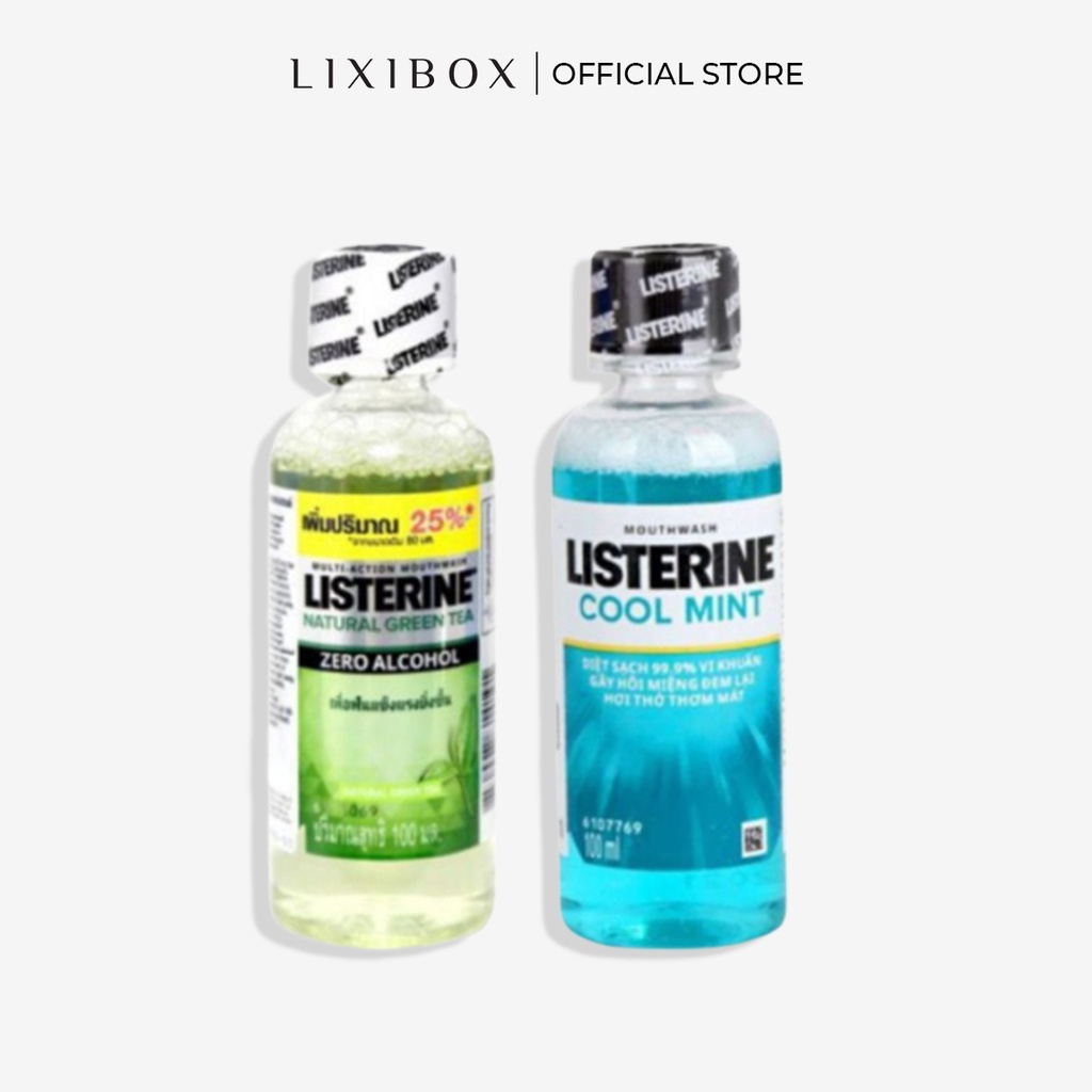 [HB Gift] Nước Súc Miệng Listerine 100ml Cool Mint