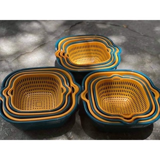 Bộ 3 rổ kèm 3 chậu