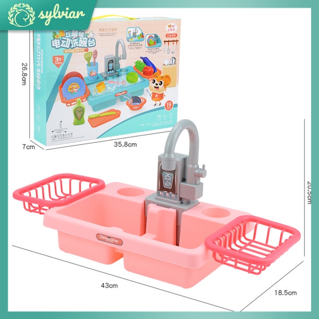 Bộ Đồ Chơi Máy Rửa Chén Và Bồn Rửa Chén Thú Vị Cho Bé