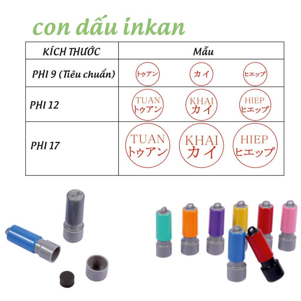 Con dấu inkan cho du học sinh Nhật, kỹ sư đi Nhật, Tích điểm