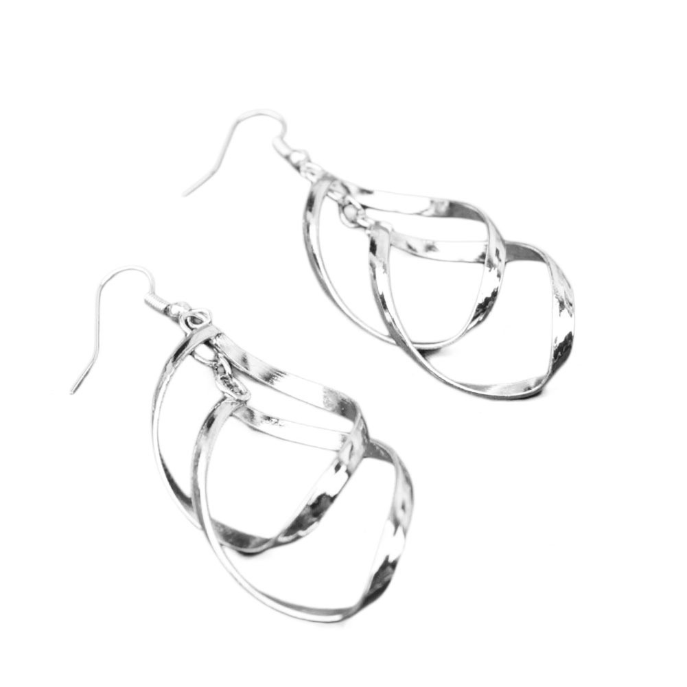 Đôi khuyên tai hợp kim thiết kế độc đáo thời trang cho nữ