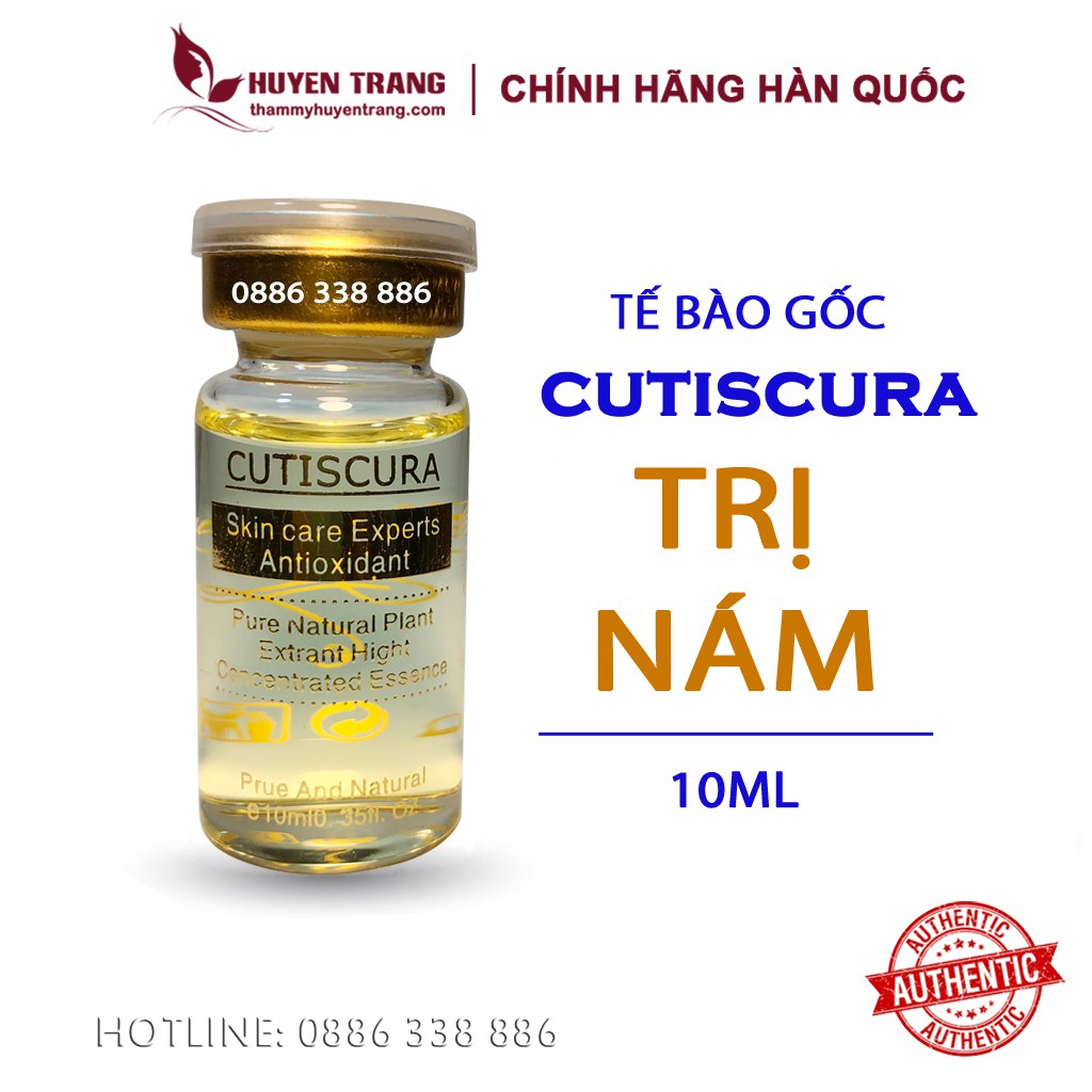 Tế Bào Gốc Hàn Quốc CUTISCURA Mụn, Trắng Da, Trẻ Hóa, Nám Tàn Nhang - Thẩm Mỹ Huyền Trang