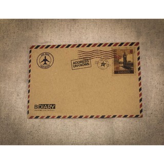 bao thư vintage phong cách châu âu - giấy kraft châu Âu - sang trọng và cổ điển