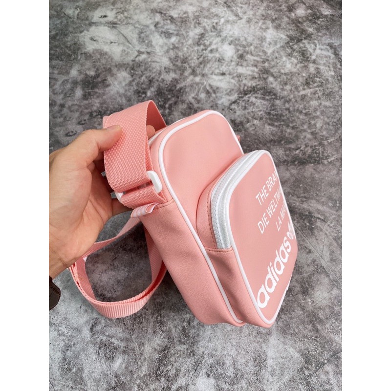 ❌Xuất dư ❌ túi đeo chéo  B191 ORIGINALS NEW VINTAGE MINI BAG PINK/WHITE