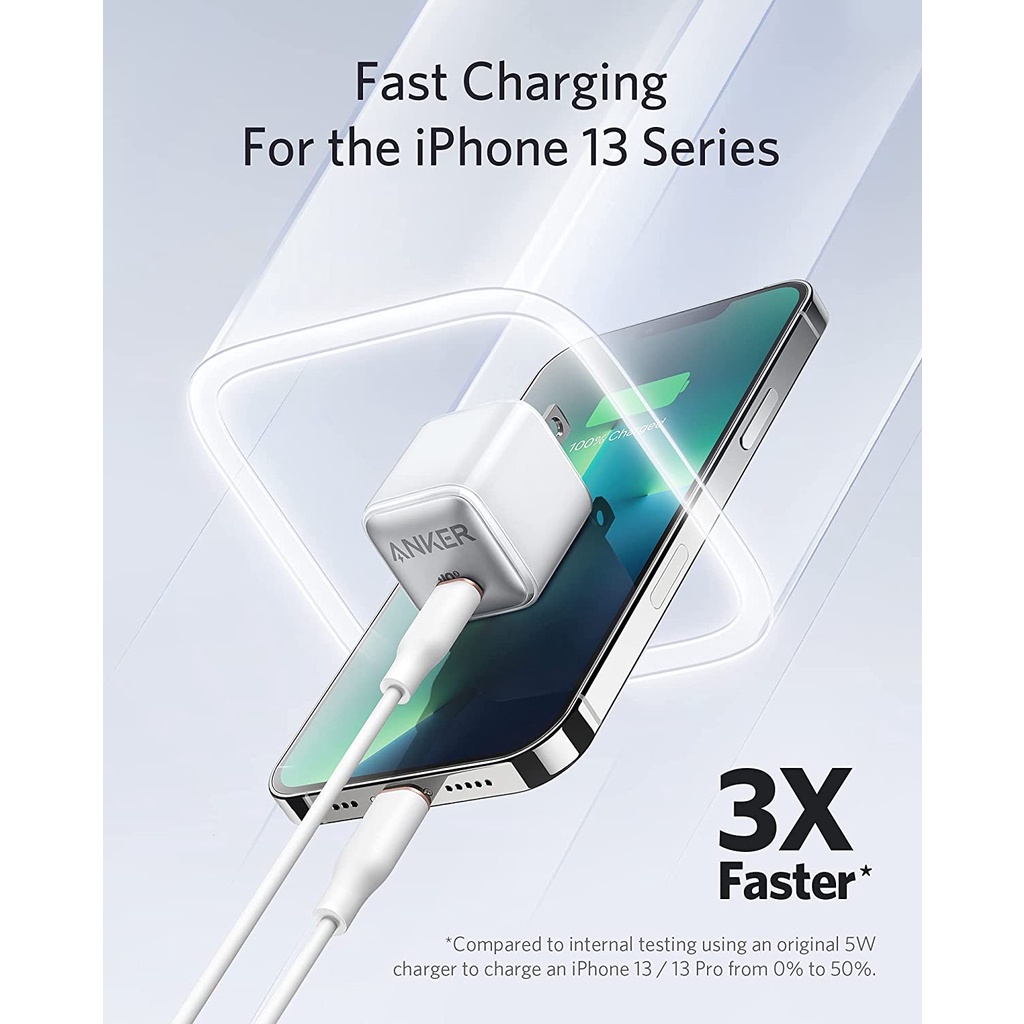 Củ sạc iphone 20W Anker 511 charger Nano pro A2637