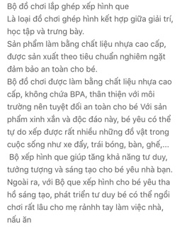Bộ xếp hình que  500 chi tiết