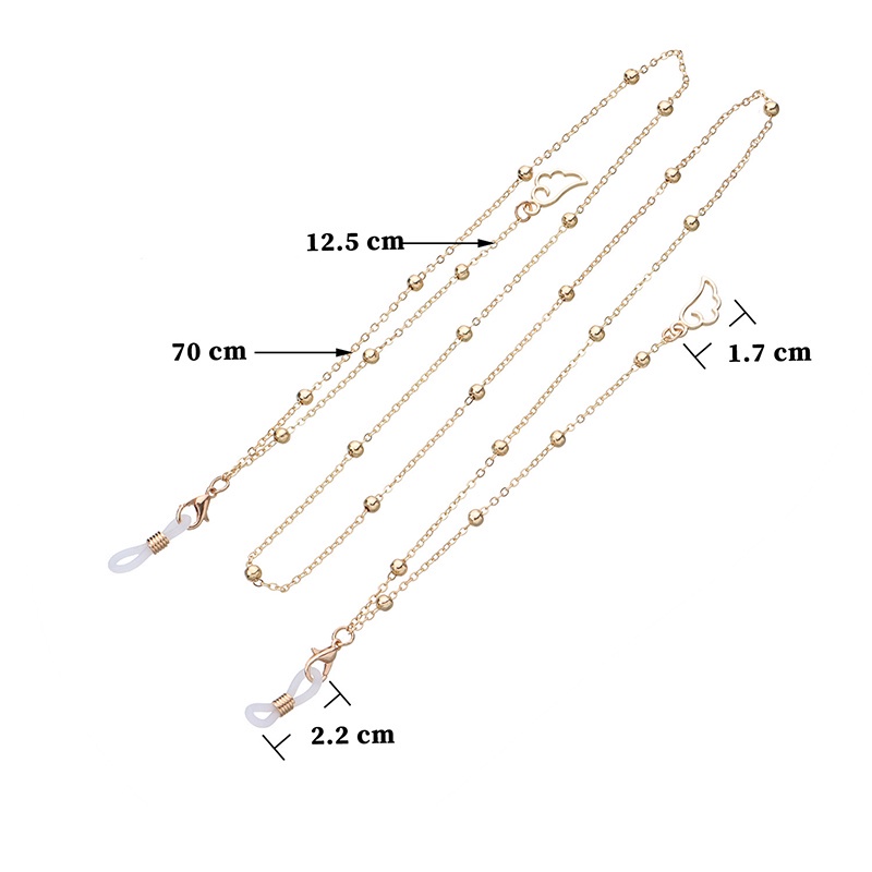 Dây đeo mắt kính thiết kế dạng chuỗi xích thời trang dành cho nữ