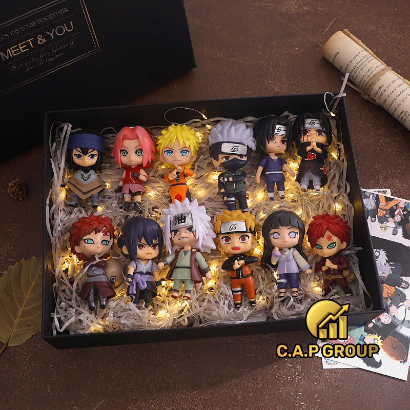 Mô hình nhân Naruto chibi nhiều mẫu mini - Kiểu 29 NV