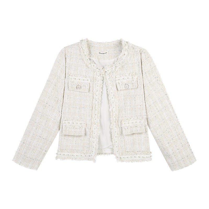 Áo Khoác Dạ Tweed Thiết Kế Mới Kiểu Pháp | BigBuy360 - bigbuy360.vn