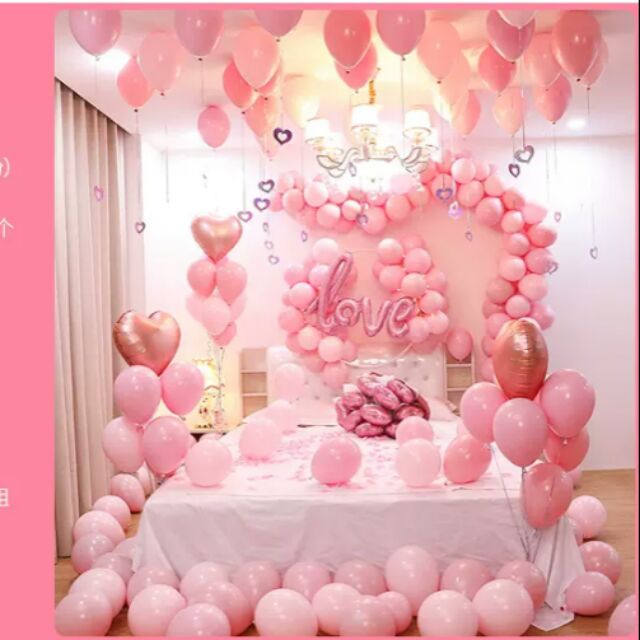 Set bóng bay trang trí đám cưới a44
