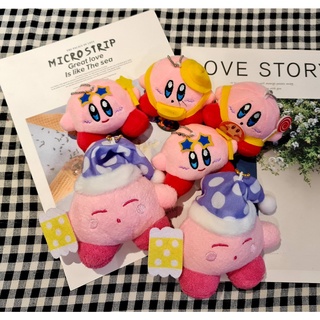 Móc khoá gấu bông PKM Poke mon Kirby lông xù nhiều mẫu 5-8cm