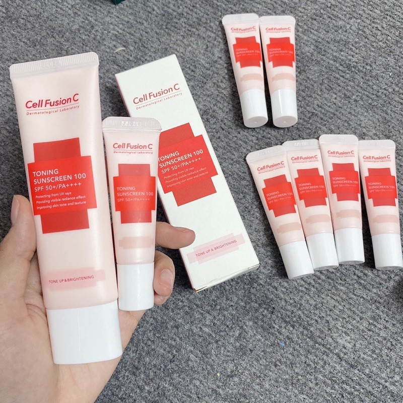 Kem Chống Nắng Cell Fusion C Toning up Sunscreen 100 SPF50+/PA+++