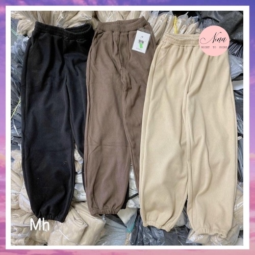 Quần Jogger Nữ Nhiều Màu Quần Thể Thao Nữ NinaStore Chất Bozip Cạp Chun Chắc Chắn Mã 746
