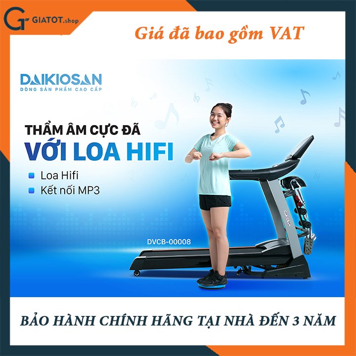 Máy chạy bộ đa năng chính hãng Daikiosan DVCB-00008