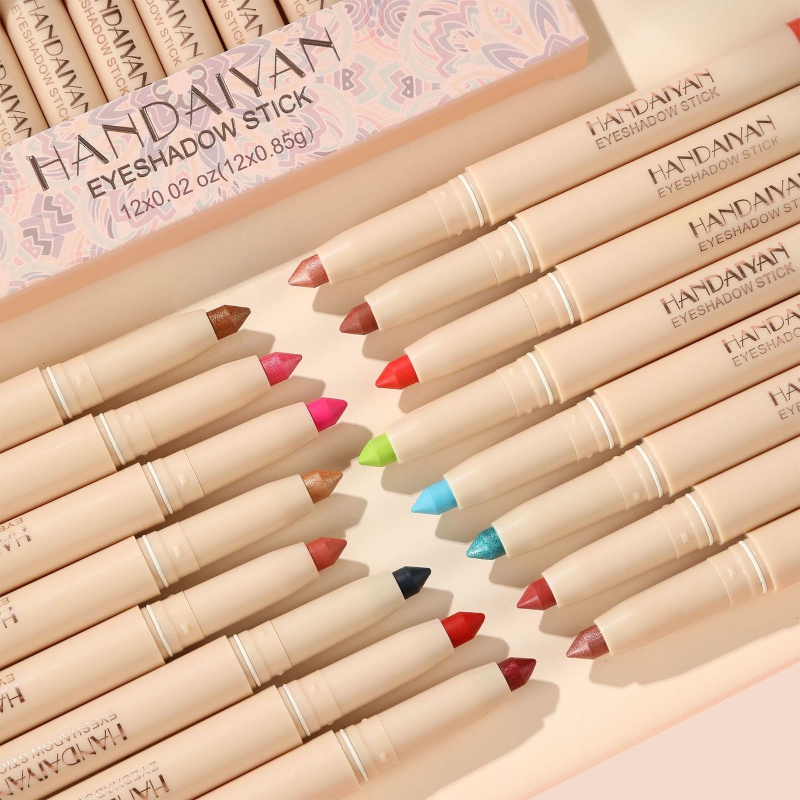 Bảng Phấn Mắt 12 Màu Chống Nước Lâu Trôi Tiện Dụng