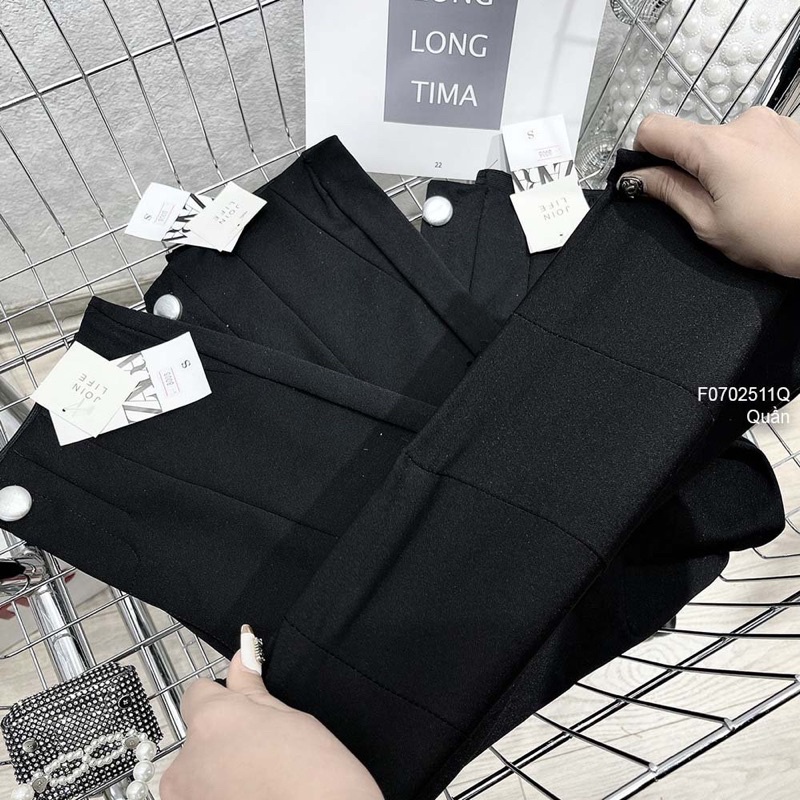 Quần legging 1 nút