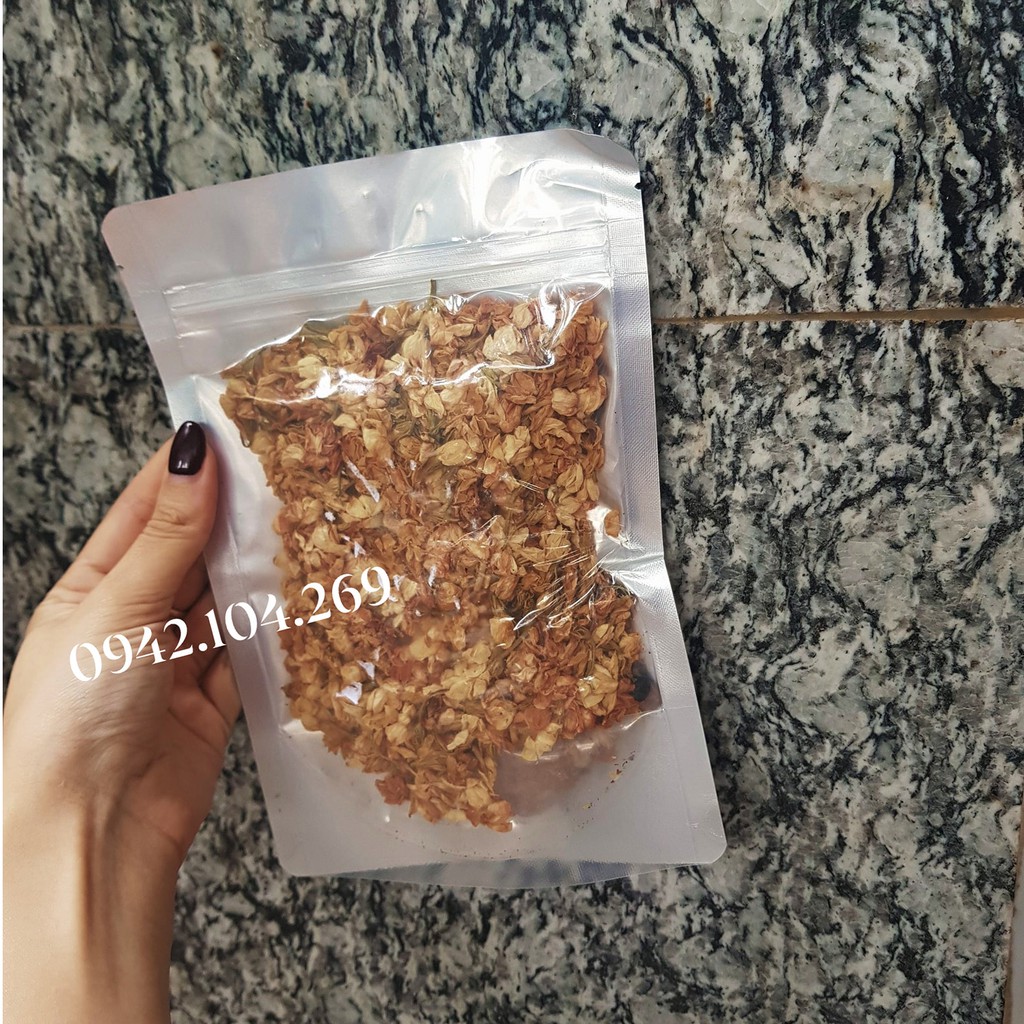 Hoa Nhài Khô NGUYÊN CHẤT gói 100g- TRÀ HOA NHÀI