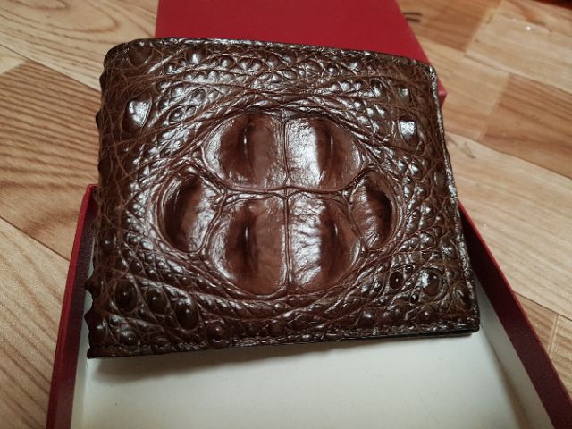 Ví nam 2 mặt da cá sấu sành điệu, đẳng cấp