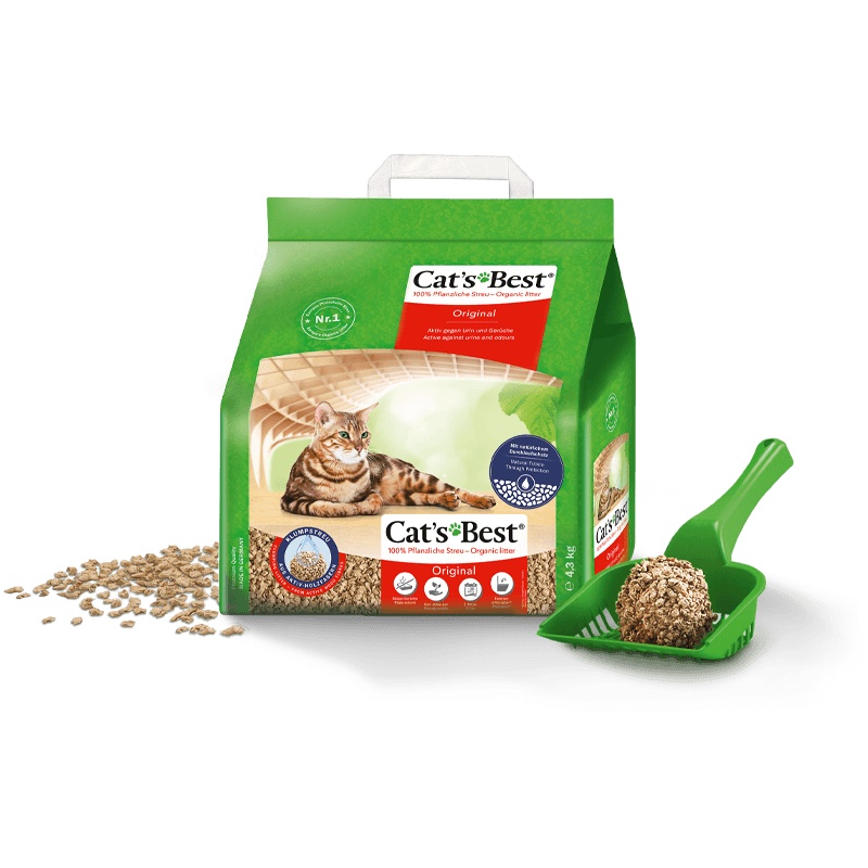 [1 Bao 10L] Cát Gỗ Vệ Sinh Cho Mèo Cat's Best Original