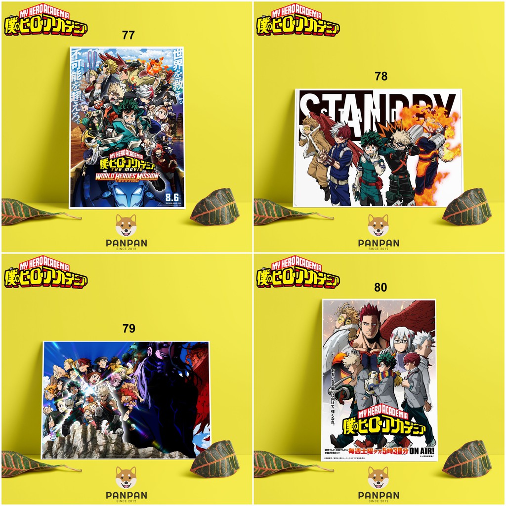 Postcard Cao Cấp - Poster My Hero Academia (4)