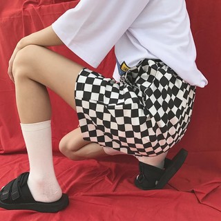 Quần short caro unisex vans checkerboard