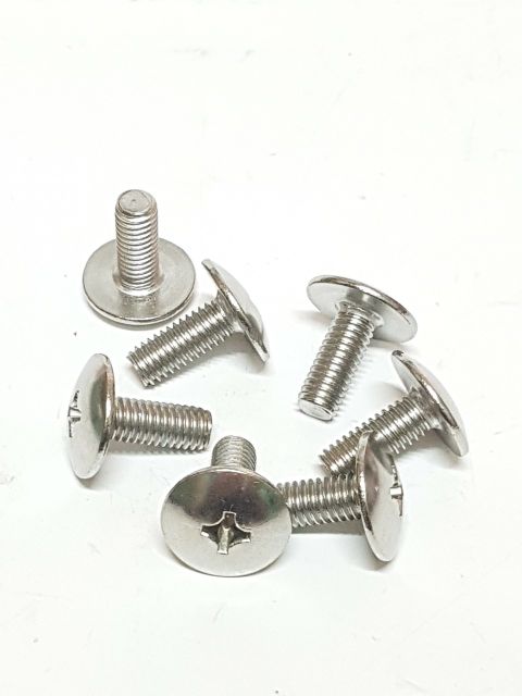 ỐC DÙ INOX 6LY 50 CON, NHỎ, LỚN