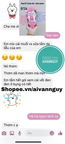 Muối tắm bò Abonne