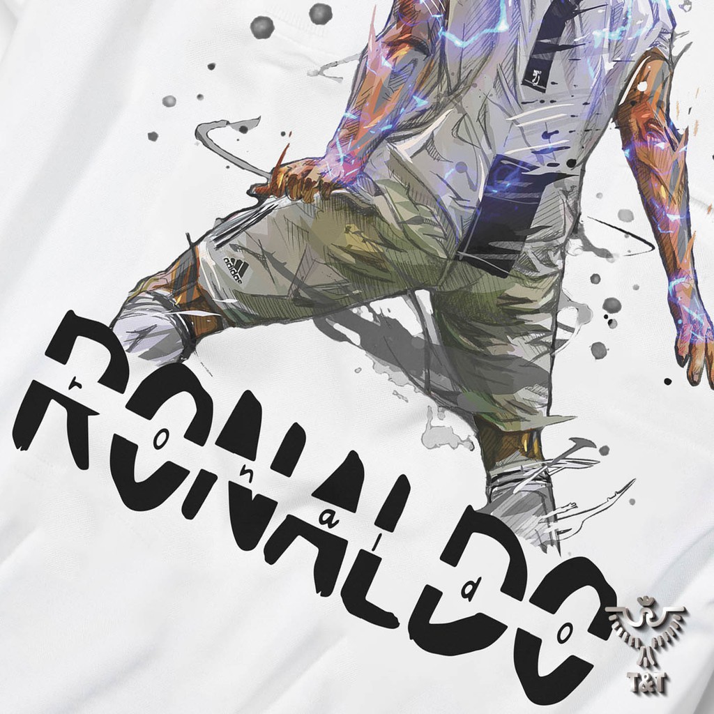 Áo thun nam áo phông nam thiết kế hình đẹp nét cr7 | BigBuy360 - bigbuy360.vn