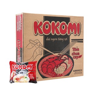 Thùng mì Kokomi tôm chua cay 30 gói