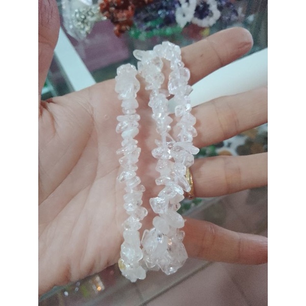 Dây đa thô vụn có lỗ sẵn nhiều màu lựa chọn hạt bẹt 5mm