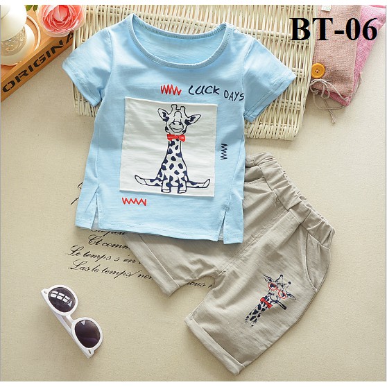 BỘ QUẦN ÁO MÙA HÈ BÉ TRAI