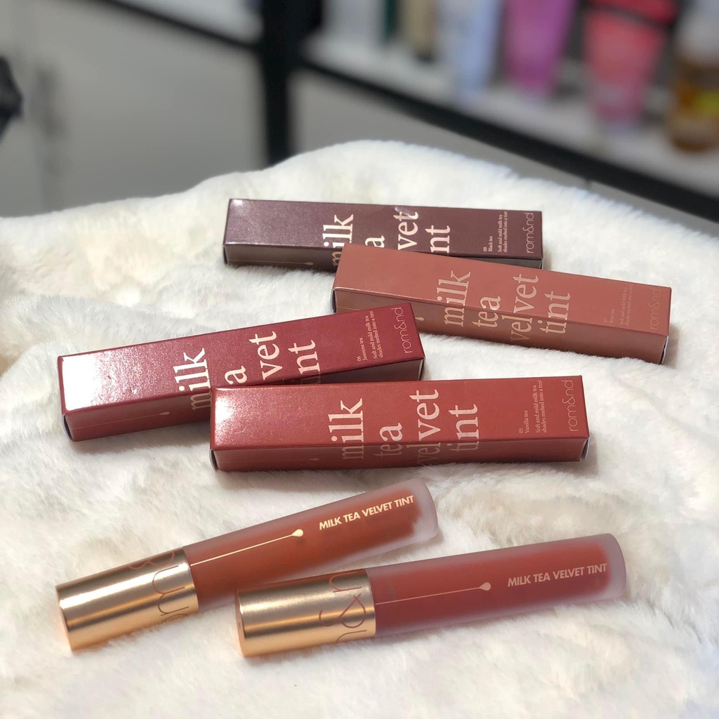 Son Romand Hàn Quốc Milk Tea Velvet Tint 4.4g - Màu trà sữa