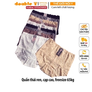 Quần lót, quần chip ren lưng cao freesize 55kg
