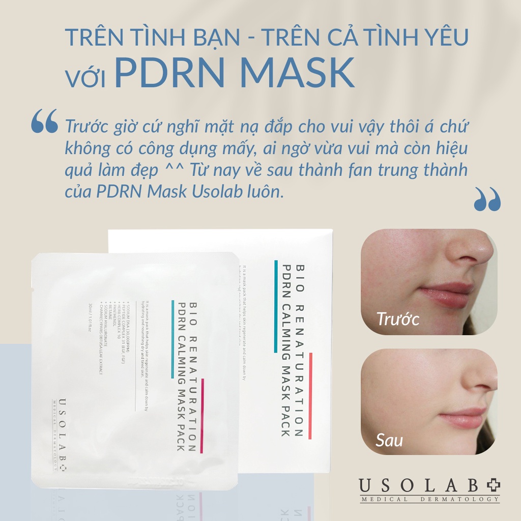 1 Miếng Mặt nạ tế bào gốc Usolab PDRN Mask 30ml