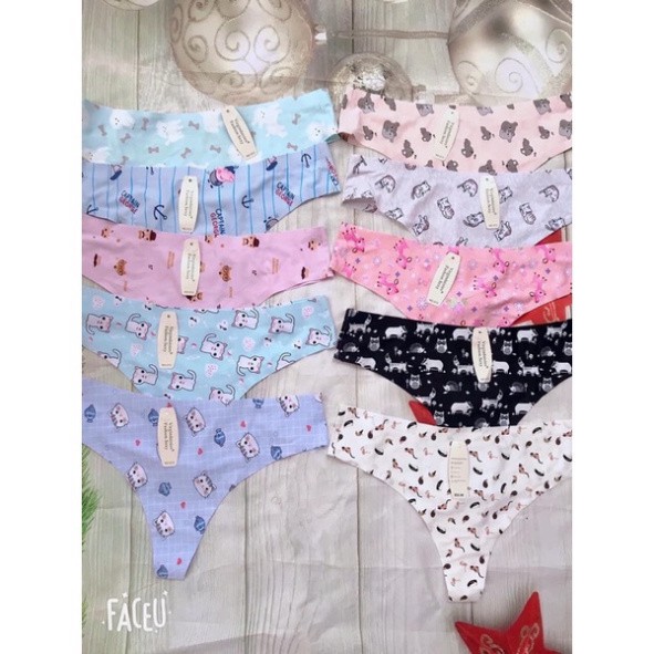 Quần lót lọt khe su họa tiết cao cấp đồ lót quần lót nữ. Quần  freesize cho khách hàng từ 40 đến đến 58kg | BigBuy360 - bigbuy360.vn