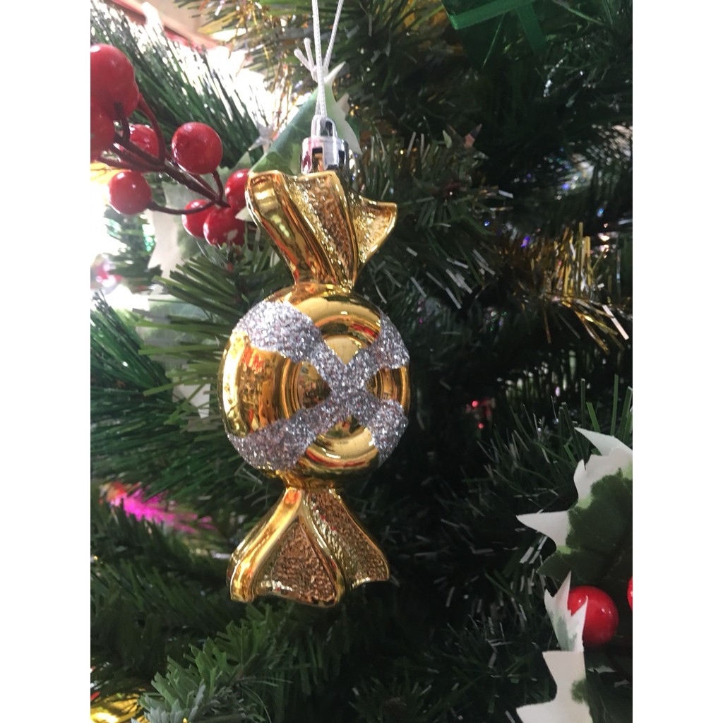 {HCM- BỊCH 6 CÁI - KẸO TRANG TRÍ CÂY THÔNG / NOEL