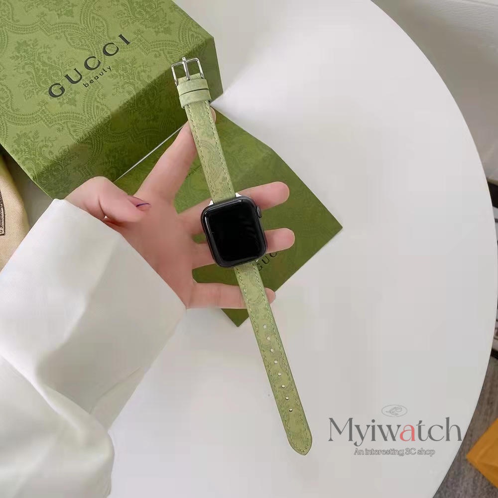 Dây đeo bằng da 40mm 44mm 45mm thích hợp cho apple iwatch series 7 6 5 se 4 3 2 38mm 42mm 41mm