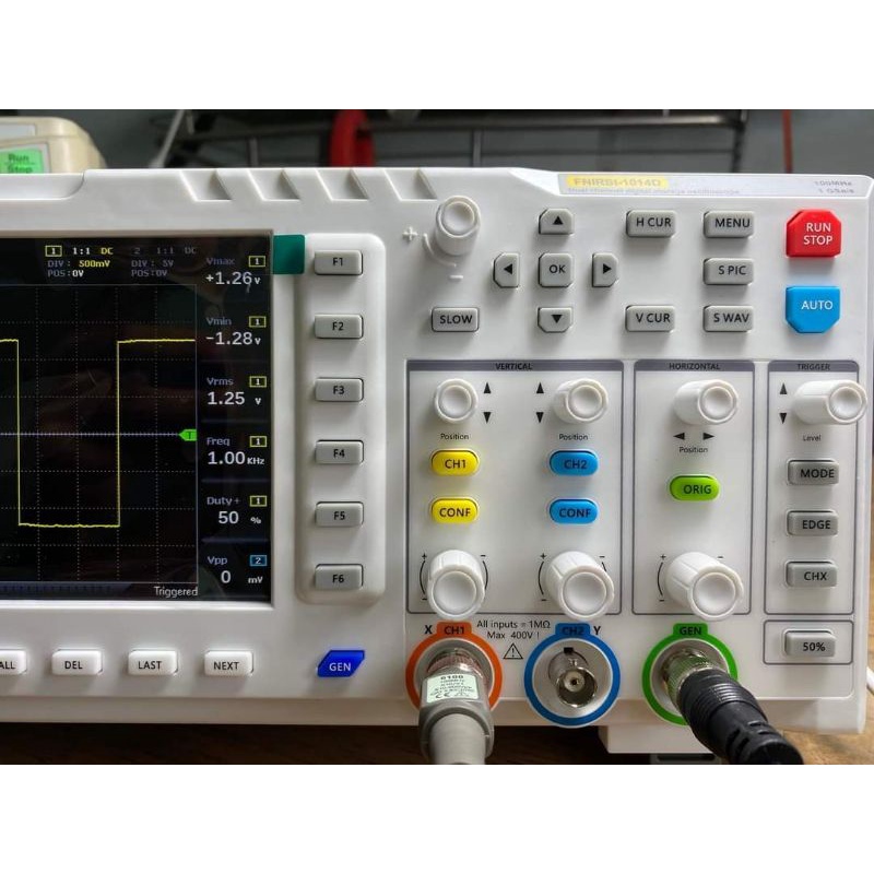 Máy hiện sóng 2 kênh 100MHZ có tích hợp máy phát sin