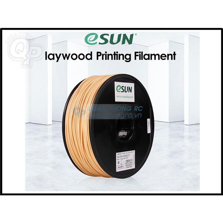 Nhựa In 3D Filament eSUN Wood Natural 0.5 kg ( Nhựa gỗ màu tự nhiên )