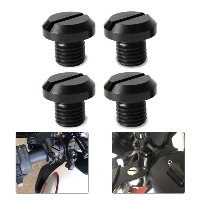 Set 4 Bu Lông M10X1.25 Cho Yamaha Fz-09 / Fz-07 Honda Crf250