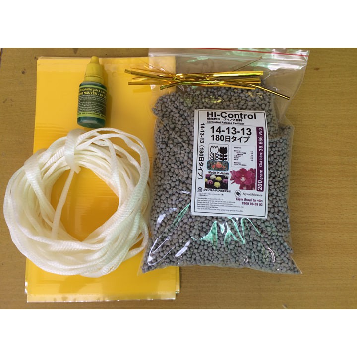 [Giá sỉ] (Tặng miếng bẫy côn trùng dùng thử) 1 kg phân tan chậm, 10m túi lưới, 1 chế phẩm Hùng Nguyễn