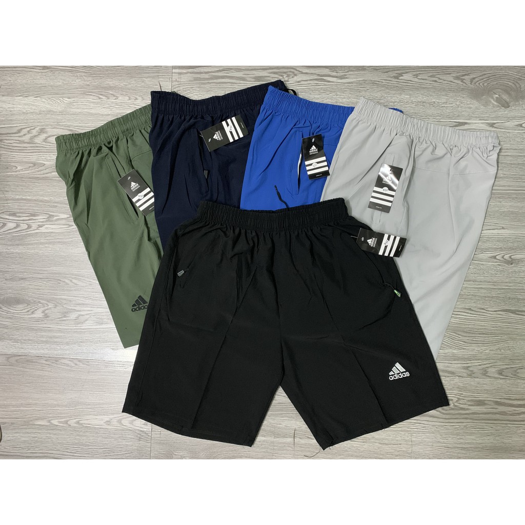 Quần đùi nam thể thao, Số Đại ( Big Size 75kg-89kg) chất gió, co giãn ba túi khóa. (ảnh chụp thật)