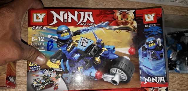 Lắp ráp 1 hộp legoNinja Master 68071 có nhiều chi tiết