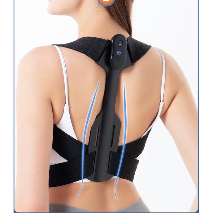 Đai Chống Gù Cảnh Báo Rung Thông Minh Màn Hình Kỹ Thuật Số Cao Cấp